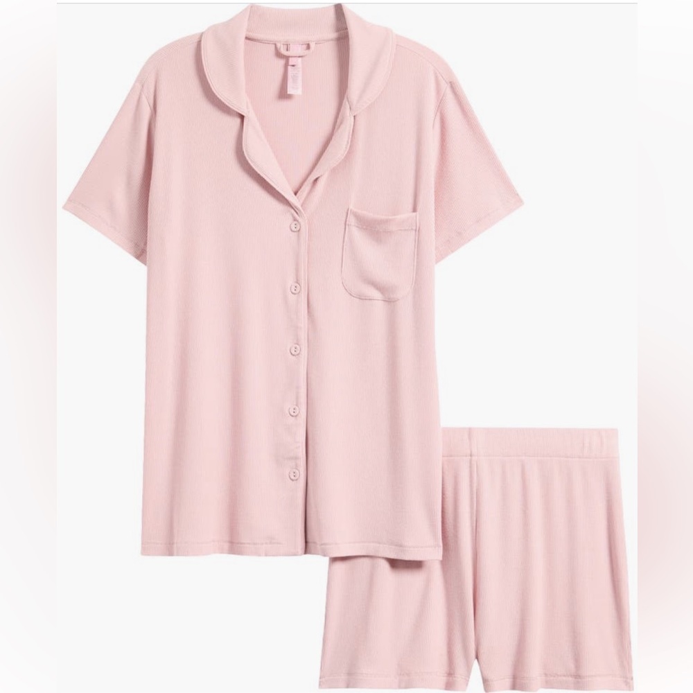 SKIMS Soft Lounge Short Sleep Set | Morganite | Size M - Picture 3 of 10